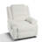 Ameiah Upholstered Beige Corduroy Manual Push Back Recliner Chair with Wingback-919414076