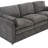 Upholstered 3-Seater Sofa, Oversized Comfy Cloud Sofa