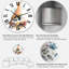 Dessin de renard orange I - horloge murale traditionnelle-509109045