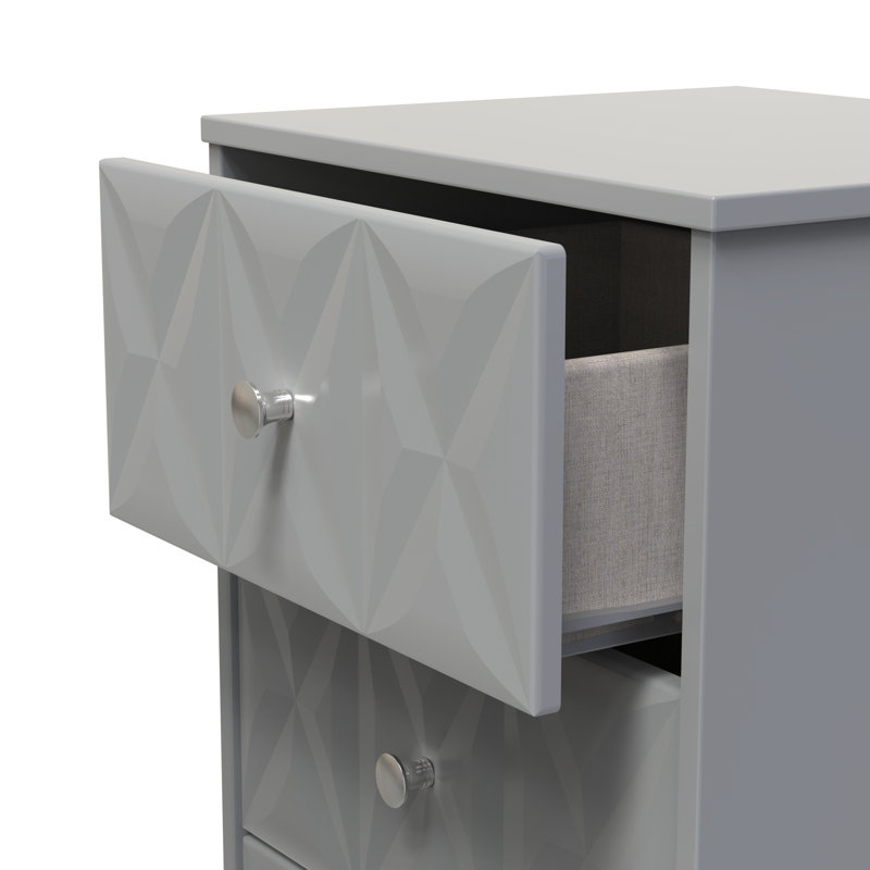 San Jose Bedside Table, Dusk Grey