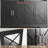 Farmhouse Buffet Cabinet With Barn Doors And Adjustable Shelves | Large Kitchen Storage Sideboard With 4 Open Spaces, 2 Drawers,Black-49959783