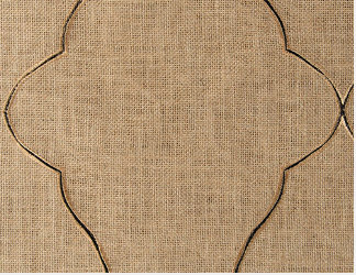 Mesmerize Semi Sheer Single Curtain Panel, Natural, 108" L x 50" W