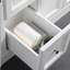 Base de meuble-lavabo double 60 po seulement en blanc