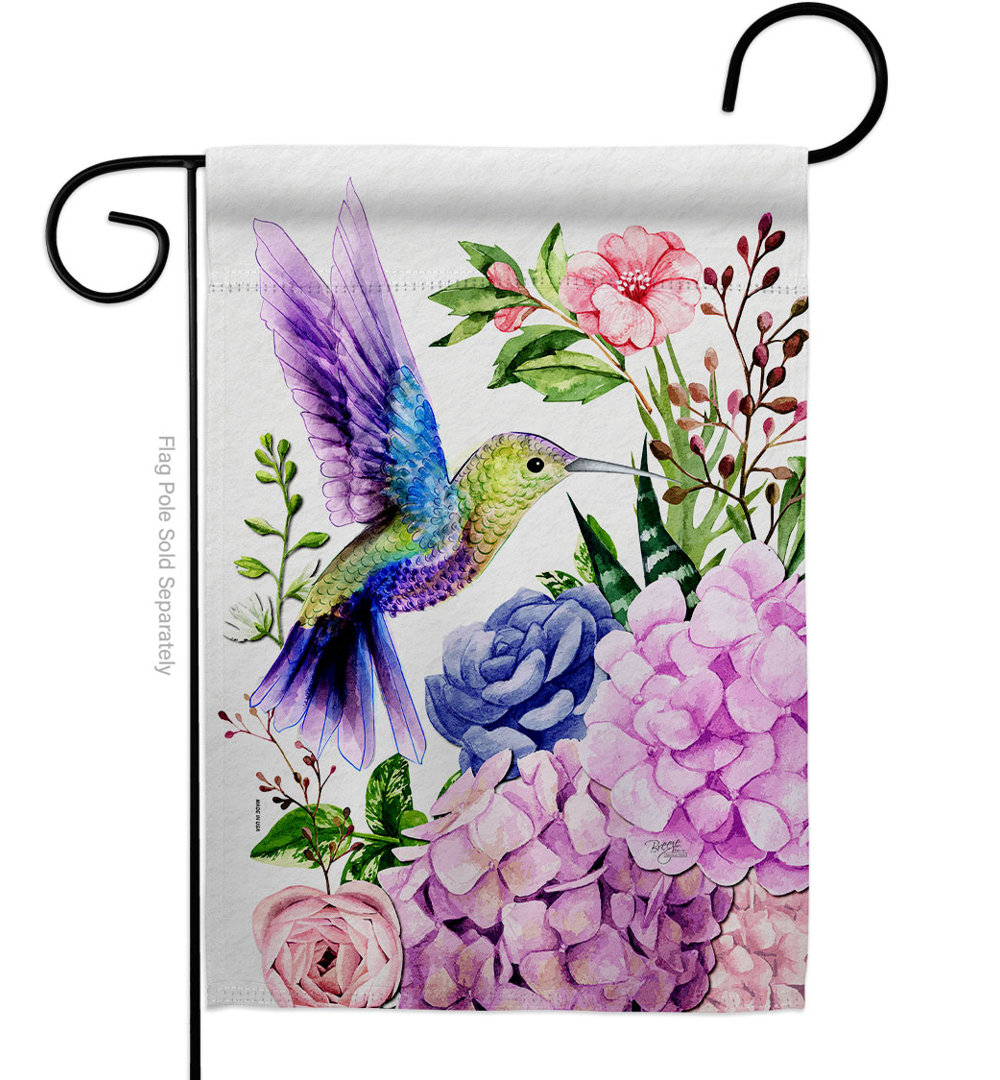Double Sided 18.5'' H x 13'' W Polyester Animal Garden Flag Breeze Decor