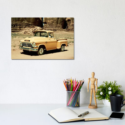 Gmc 100 Series 1-2-ton Pickup, 1957 1 Piece Wrapped Canvas Wall Art