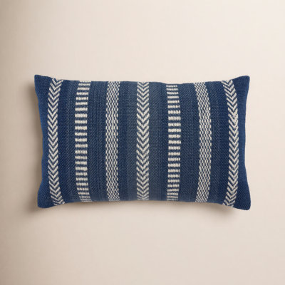 Positano Embroidered Indoor/Outdoor Lumbar Pillow Cover