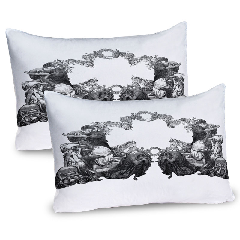 Ensemble de 2 taies décoratives Ambesonne Victorian, H 20 po x l 26 po