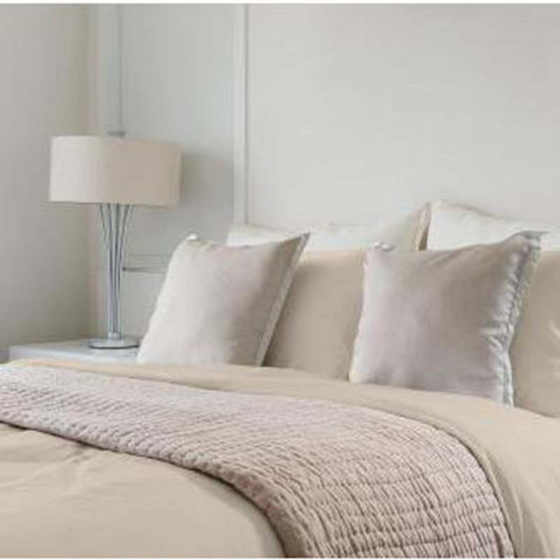 Deluxe Soft 100% Rayon From Bamboo 5-Piece Sheet Set, Light Khaki/Beige