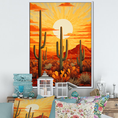 " Cactus Sunset Shadows "