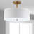 Jaida Fabric Semi Flush Mount-1808916308