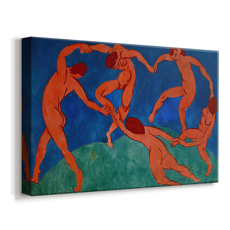 The Dance (La Danse)-Henri Matisse-Gallery Wrapped Canvas-1910, 12x18