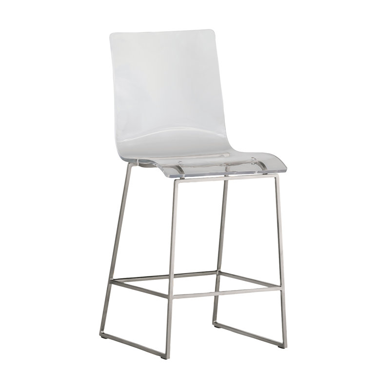 Claro Patio Bar Stool, 23.5", Ancient Earth