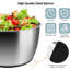 Essoreuse à salade RAINBEAN - Grande essoreuse à laitue et à légumes en acier inoxydable de 5 pte avec passoire multi-usage, laveuse, essoreuse, fruits secs et légumes