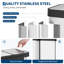 Steel Kitchen Rubbish Bin - 60 L