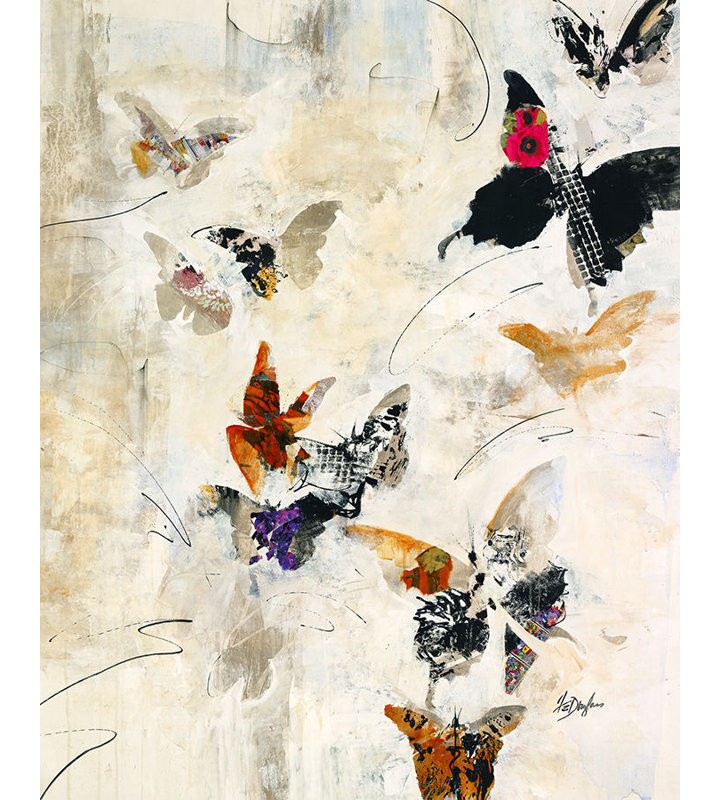 Wings - par Chelsea Art Studio, impression, Gel coupé au couteau, H 50 po x l 40 po x P 1,5 po