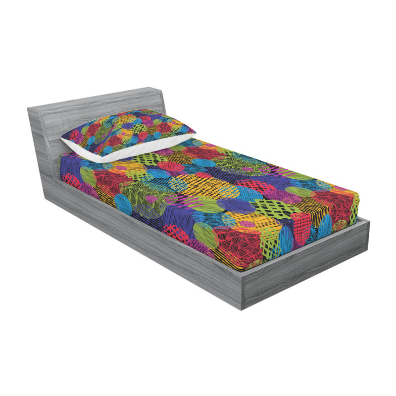 Microfiber Sheet Set, Twin Sheet Set with 1 Pillowcase