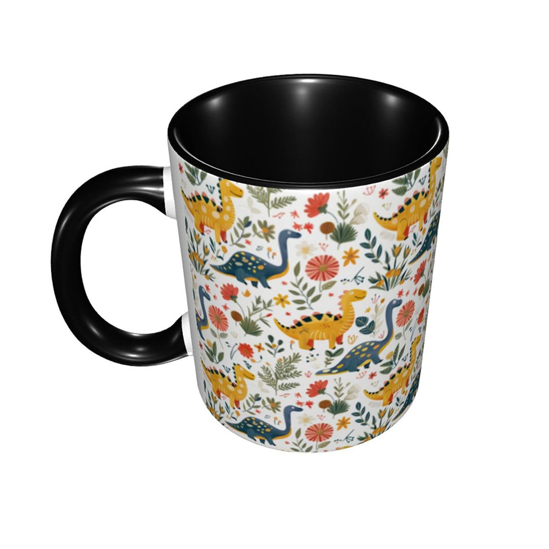 Dinosaur Coffee Mug Cute Mugs 11oz Novelty Ceramic Tea Cup