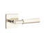 Myles Round Privacy (Bed & Bath) Door Lever with Square Rosette-513711682-513711687