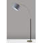 Lampe sur pied arquée 74 po Necmiye