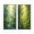 Toile avec cadre flottant argent