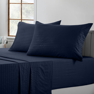 Ensemble de draps en microfibre avec draps-housse et taie d'oreiller Lux Decor Collection