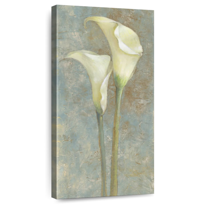Calla Lily II - Gray, 24" H x 12" W