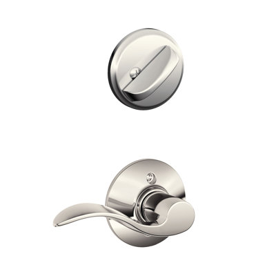 Accent Single Cylinder Interior Lever Set