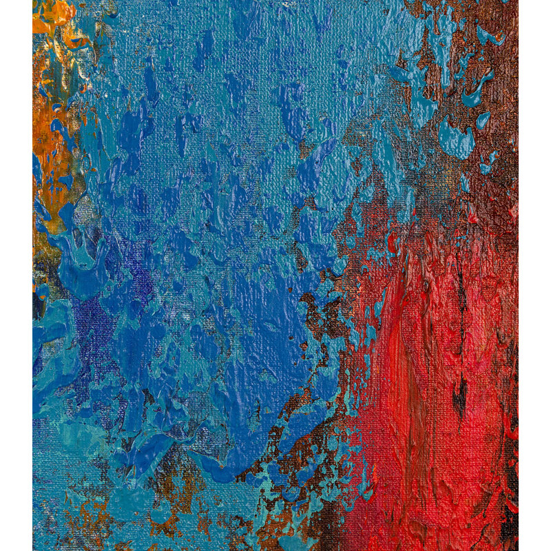 Abstraction - Wrapped Canvas Painting