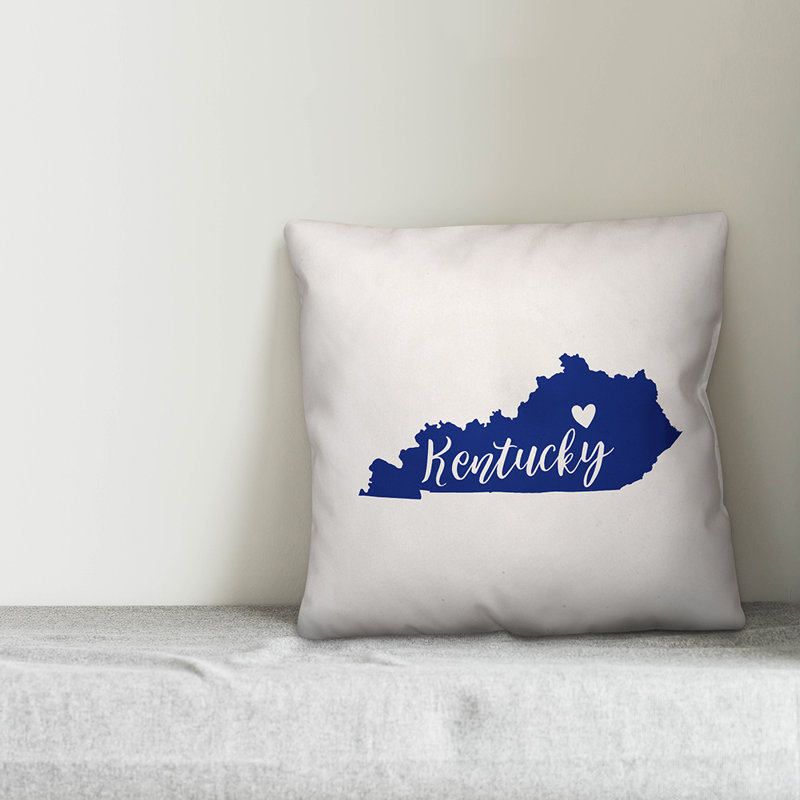 Kentucky Pride Throw Pillow, 16" x 16"
