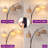  83'' 3 Lights  Arc Tree Floor Lamp With Rotary Switch