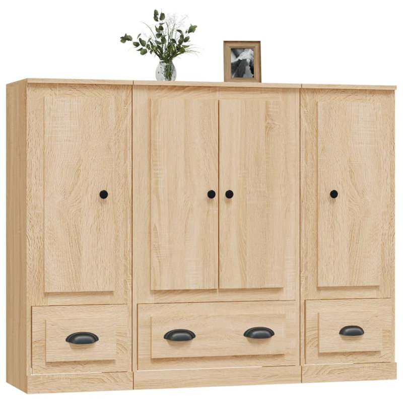 Torven 132cm Sideboard, Sonoma Oak