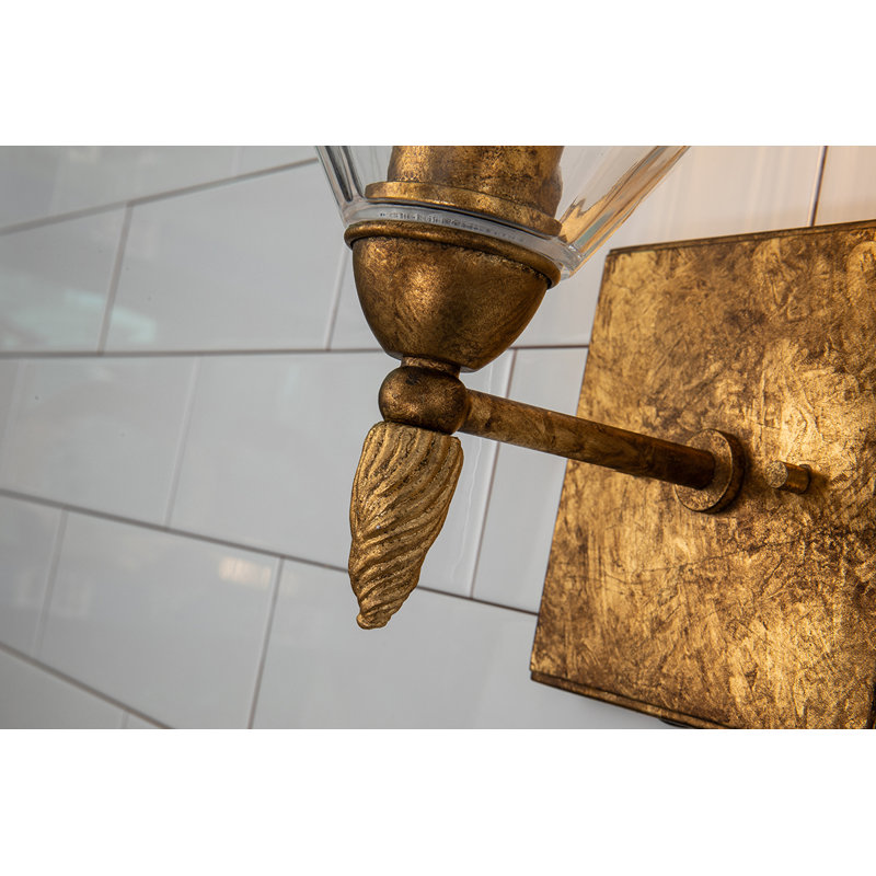 Fun Finial 1 - Light Armed Sconce, Gold
