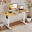 Eric Height Adjustable Standing Desk, 100% Bamboo Desktop-796140285-796140166