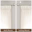 Tringle à rideaux ajustable robuste de 1 po avec embouts sphériques Danikah-1200691825-1200691827