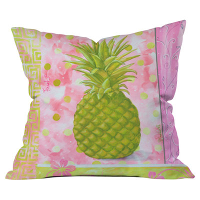 Fresh Pineapple Outdoor Throw Pillow