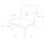 Fauteuil d'appoint en cuir véritable Lecroy-1973480495
