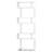 1 PCS Bookcase 6-Tier Bookshelf with Anti-Tipping Kit Freestanding Display Shelf -460743918