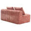 Couches de salon en chenille rose - Poupée en coton et sacs de printemps élégants-121051109