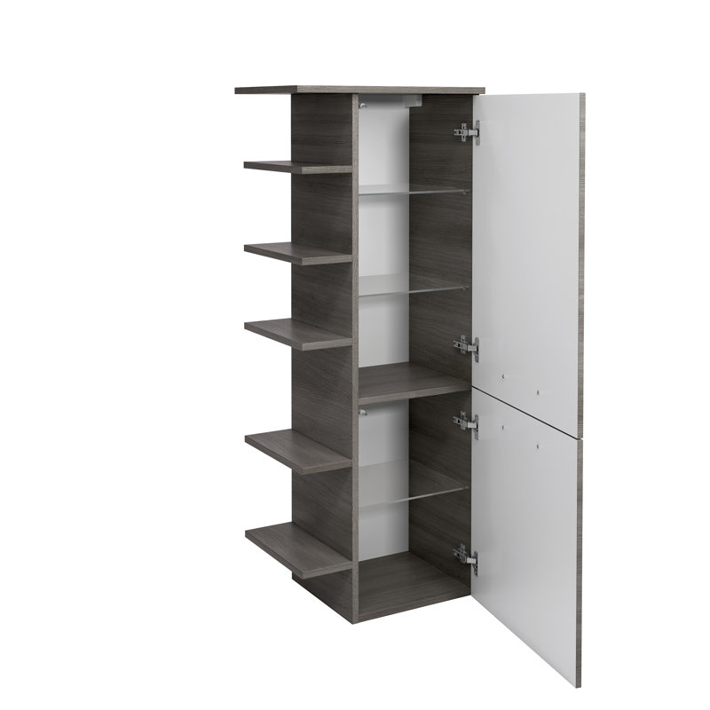 Quickset 341 Wall Bathroom Cabinet, Anthracite