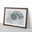 Lighthouse Spiral Staircase in Abstract - Picture Frame Graphic Art Print-55772371-55772376