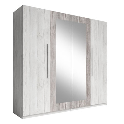 Benjerman 4 Door Manufactured Wood Wardrobe