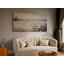 «Rustic Countryside Landscape, Wildflowers», art mural sur toile-108723204