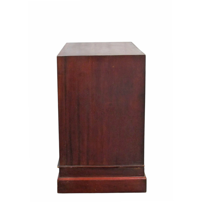 Ancient Chinese Elm Lacquered Cabinet