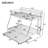 Ballone Kids Twin Over Full Bunk Bed with Trundle-141934687