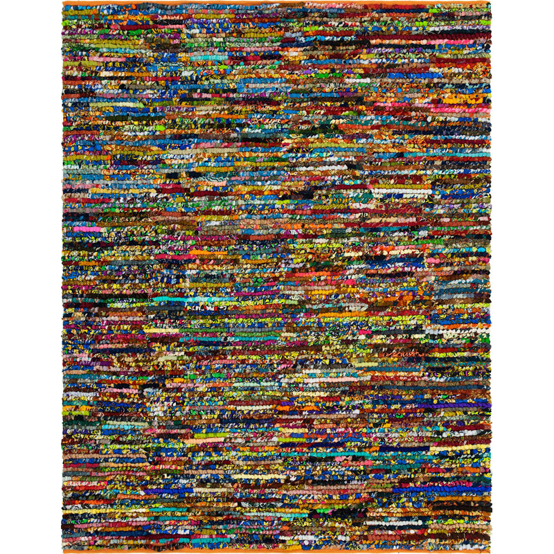 Cotton Southwestern Indoor Rug, Rectangle 8' x 10'