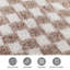 CBCHome Checkered Furry Chenille Throw Blanket - Soft, Plush, Fluffy Sofa and Bed Throw, Teens - All Season Home Décor (Taupe Brown, 50"x60")-122589706
