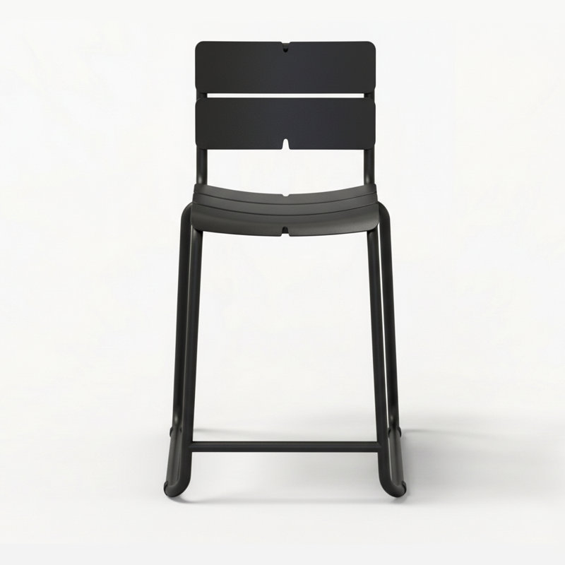 Tabouret de comptoir Corail, Anthracite