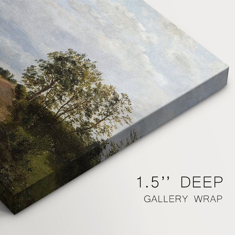 Paysages rétro-CMXLVI -Galerie enveloppée Cavas, 8 x 12