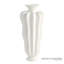 Spicchi Line Vase-Matte White