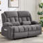 Causeuse inclinable manuelle avec porte-gobelets et poches latérales-1289314590